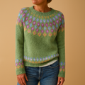 Women's Printed wool-blend-Blend Knitted Sweater