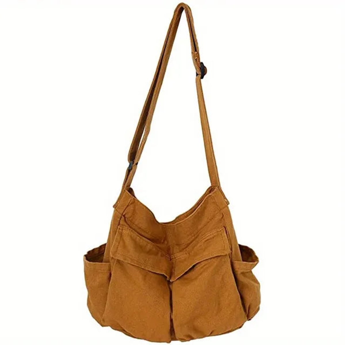 Women's Multi-Pocket Canvas Shoulder Bag