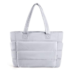 Quilted Tote Bag – Lightweight Padded Shoulder Bag