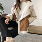 Suede-Look Winter Jacket – Warm Refined Finish