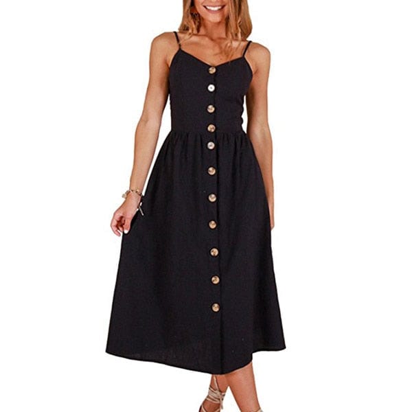 Black Ibiza Dress – Women's Boho Summer Beach & Holiday Dress | Meave & Ivy